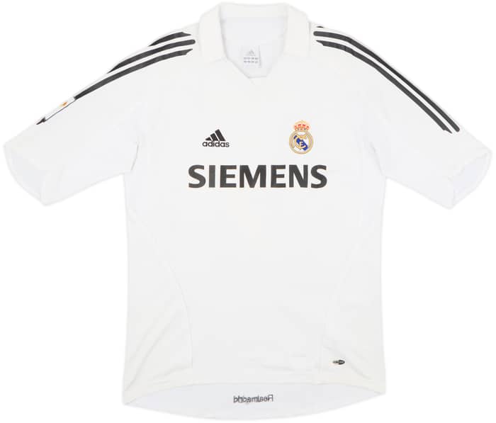 2005-06 Real Madrid Home Shirt Zidane #5 - 8/10 - (M)