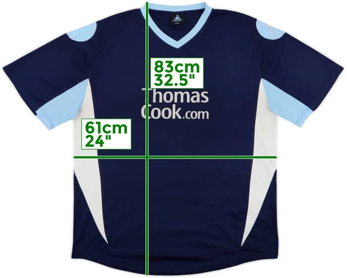 2007-08 Manchester City Le Coq Sportif Training Shirt - 8/10 - (XXL)