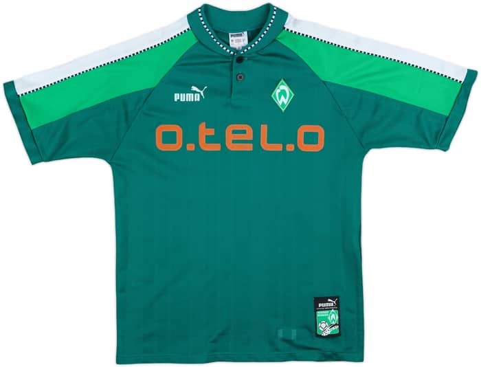 1997-99 Werder Bremen Home Shirt Herzog #18 - 7/10 - (Y)