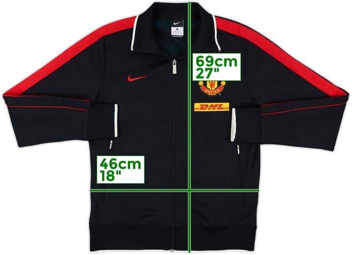 2011-12 Manchester United Nike Track Jacket - 8/10 - (M)