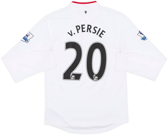 2012-14 Manchester United Away L/S Shirt v. Persie #20 - 6/10 - (S)