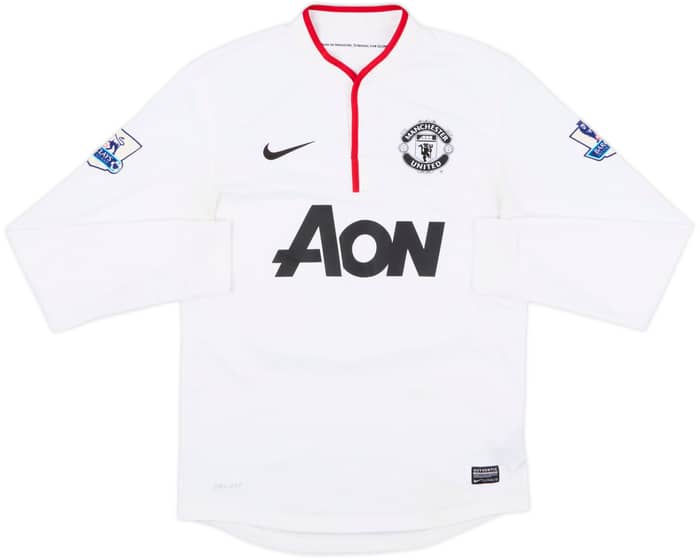 2012-14 Manchester United Away L/S Shirt v. Persie #20 - 6/10 - (S)