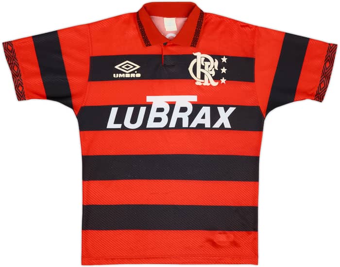 1994-95 Flamengo Centenary Home Shirt #7 - 7/10 - (L)