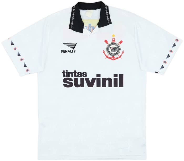 1995 Corinthians Home Shirt - 9/10 - (L)