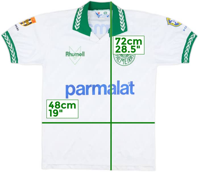 1994-95 Palmeiras Away Shirt #7 - 9/10 - (M)
