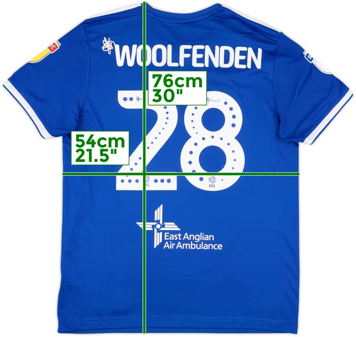 2019-20 Ipswich Town Home Shirt Wolfenden #28 - 6/10 - (L)
