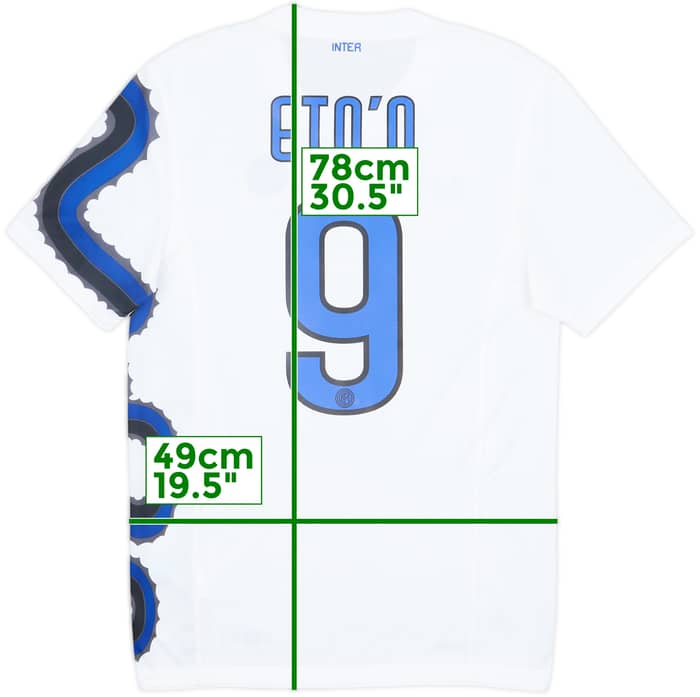 2010-11 Inter Milan Away Shirt Eto'o #9 - 8/10 - (S)