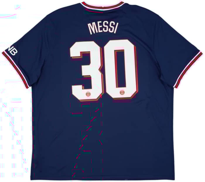 2021-22 Paris Saint-Germain Home Shirt Messi #30 - 9/10 - (XXL)