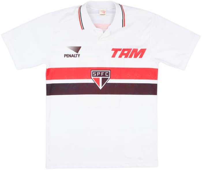 1993-94 Sao Paulo Home Shirt #10 - 8/10 - (M)