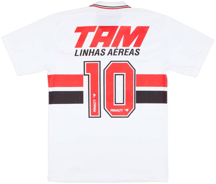 1993-94 Sao Paulo Home Shirt #10 - 8/10 - (M)