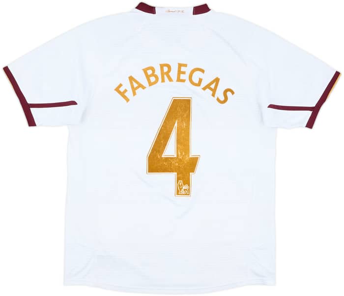 2007-08 Arsenal Away Shirt Fabregas #4 - 6/10 - (M)