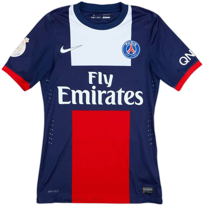 2013-14 Paris Saint-Germain Player Issue Home Shirt Cavani #9 - 5/10 - (S)