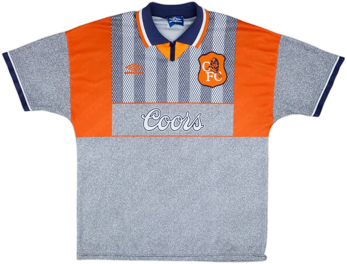 1994-96 Chelsea Away Shirt Gullit #4 - 9/10 - (XL)