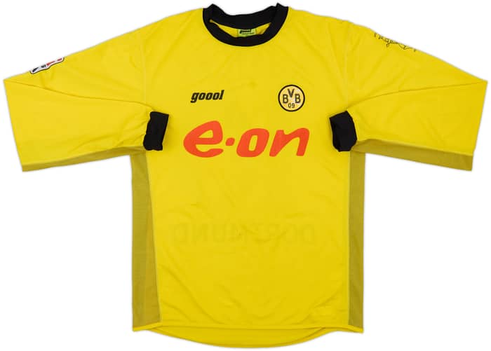2003-04 Borussia Dortmund Home L/S Shirt Rosicky #10 - 5/10 - (M)