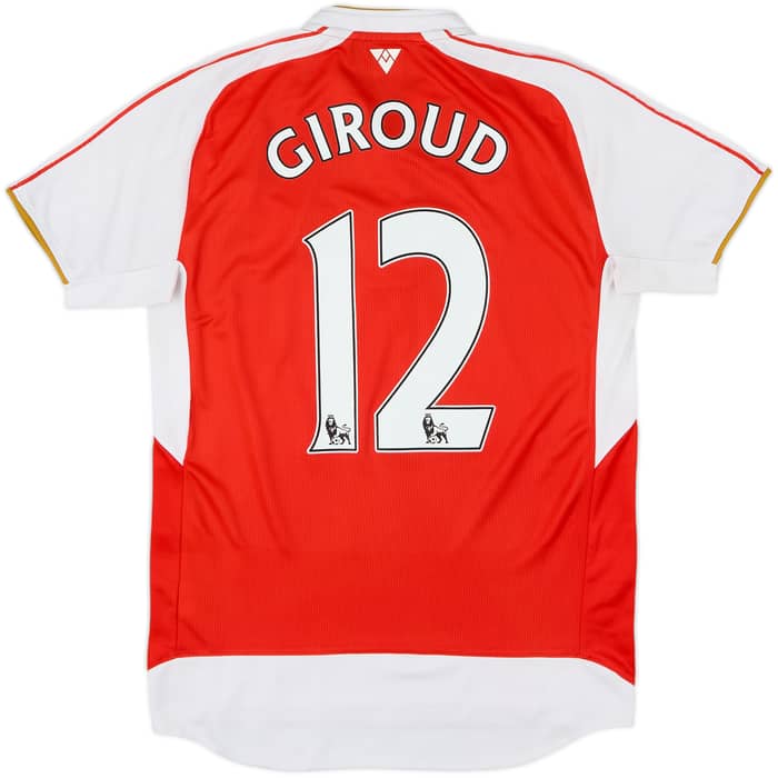2014-15 Arsenal Home Shirt Giroud #12 - 6/10 - (S)