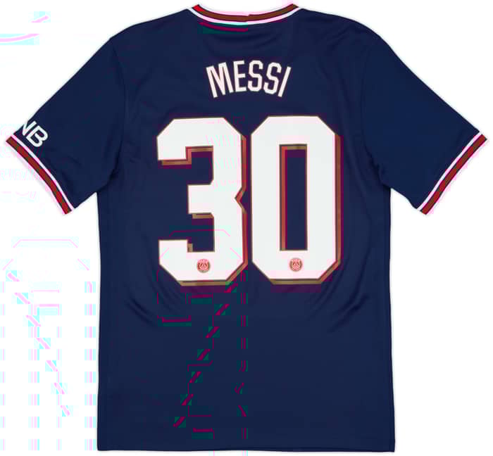 2021-22 Paris Saint-Germain Home Shirt Messi #30 - 9/10 - (S)
