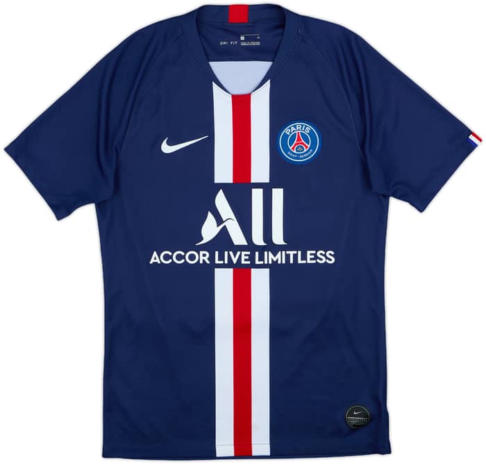 2019-20 Paris Saint-Germain Home Shirt Mbappe #7 - 7/10 - (S)