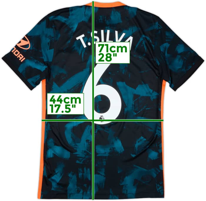 2021-22 Chelsea Third Shirt T.Silva #6 - 7/10 - (S)