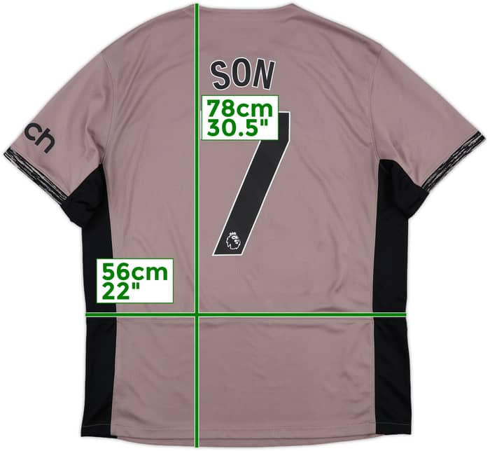 2023-24 Tottenham Third Shirt Son #7 - 9/10 - (XL)