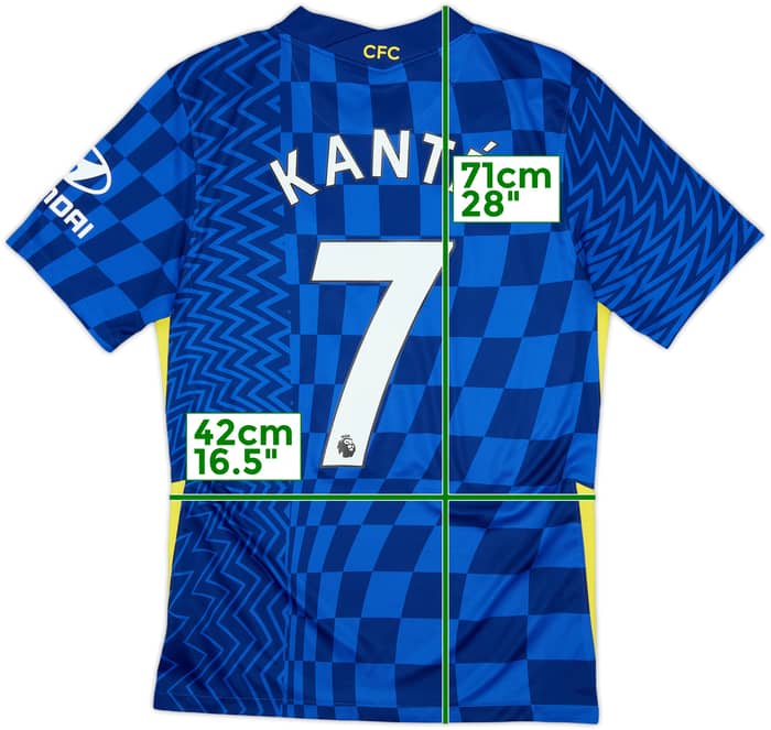 2021-22 Chelsea Home Shirt Kante #7 - 10/10 - (S)