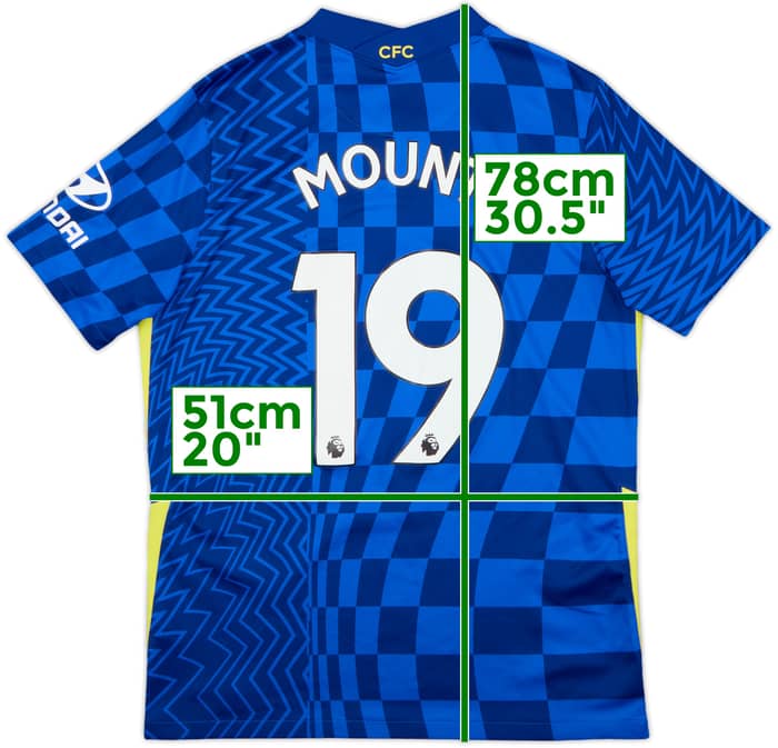 2021-22 Chelsea Home Shirt Mount #19 - 7/10 - (L)