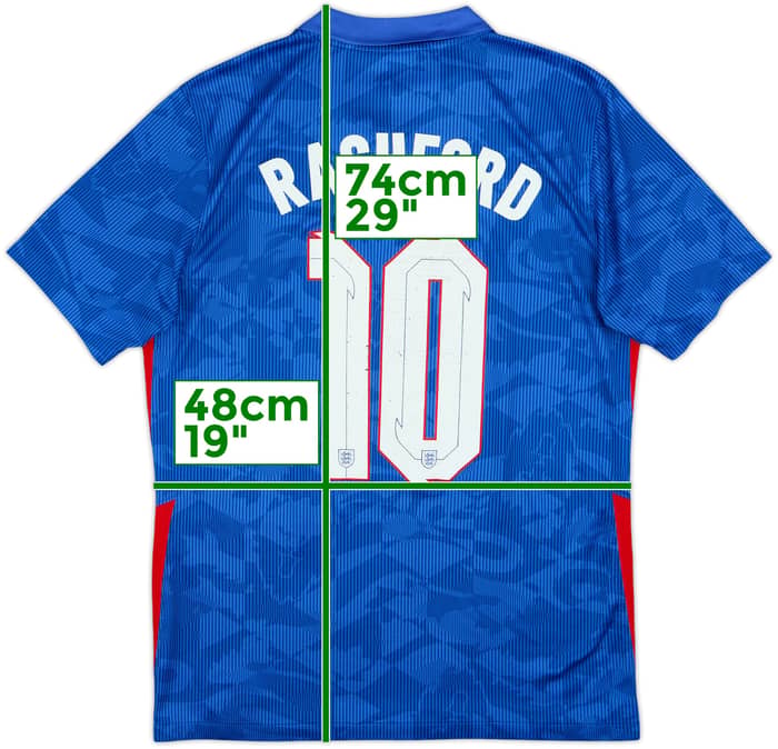 2020-21 England Away Shirt Rashford #10 - 4/10 - (M)