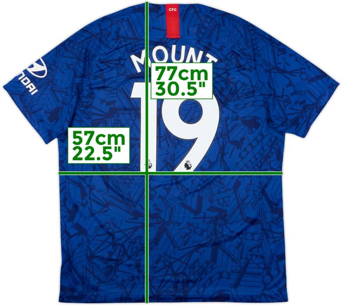 2019-20 Chelsea Home Shirt Mount #19 - 7/10 - (XL)