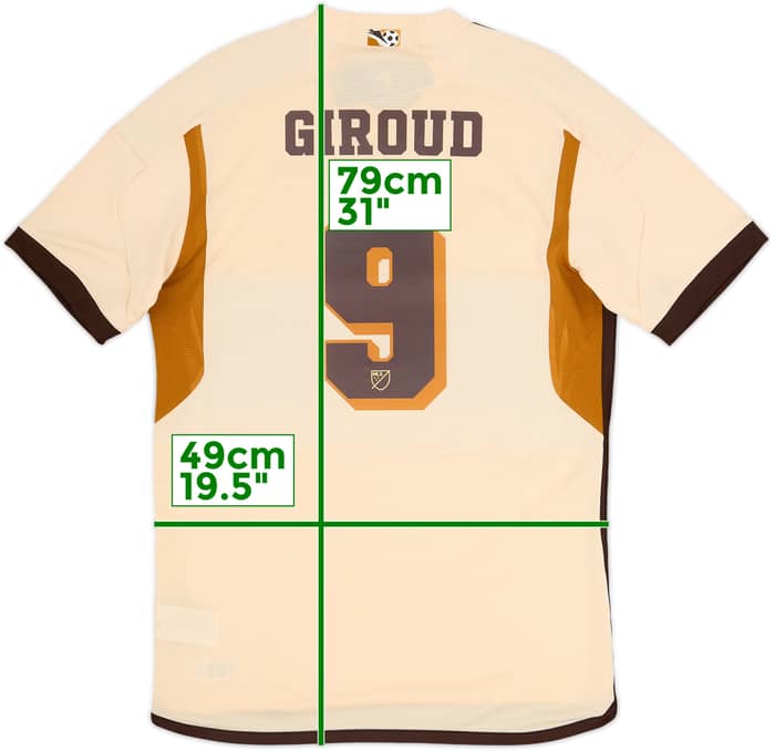 Camiseta auténtica de la tercera equipación del Los Angeles FC 2024-25 Giroud #9 (M)