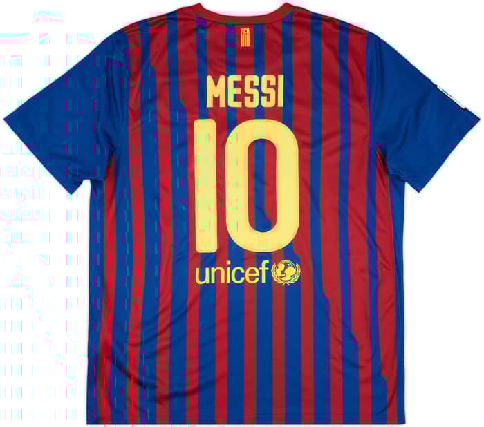 2011-12 Barcelona Home Shirt Messi #10 - 8/10 - (XL)
