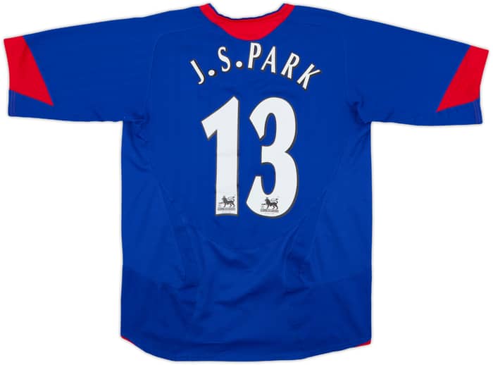 2005-06 Manchester United Away Shirt J.S.Park #13 - 7/10 - (XL.Boys)