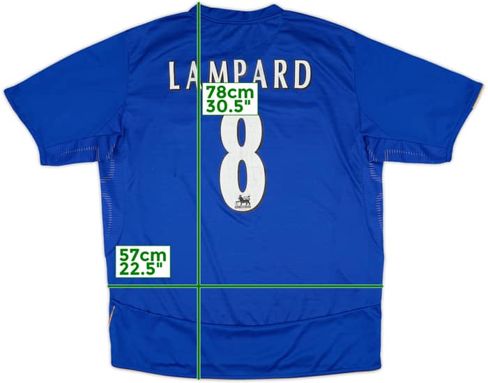 2005-06 Chelsea Centenary Home Shirt Lampard #8 - 4/10 - (XL)
