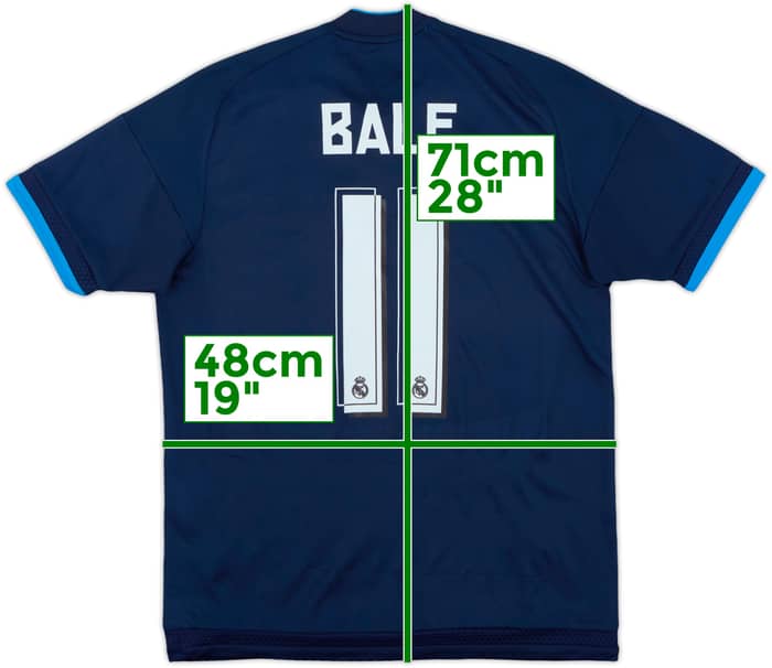 2015-16 Real Madrid Third Shirt Bale #11 - 5/10 - (S)