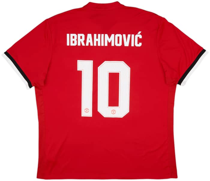 2017-18 Manchester United Home Shirt Ibrahimovic #10 - 8/10 - (XXL)