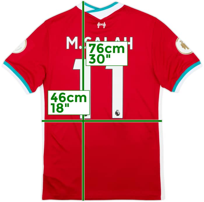 2020-21 Liverpool Home Shirt M.Salah #11 - 8/10 - (S)