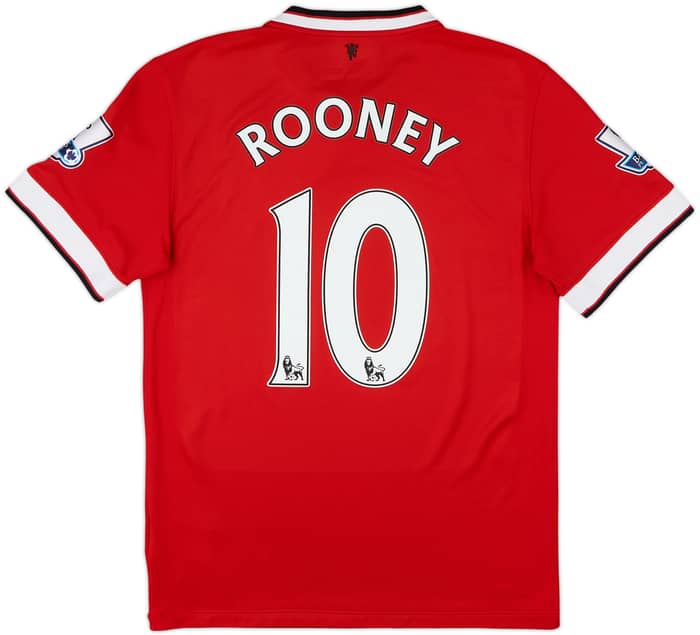 2014-15 Manchester United Home Shirt Rooney #10 - 8/10 - (S)