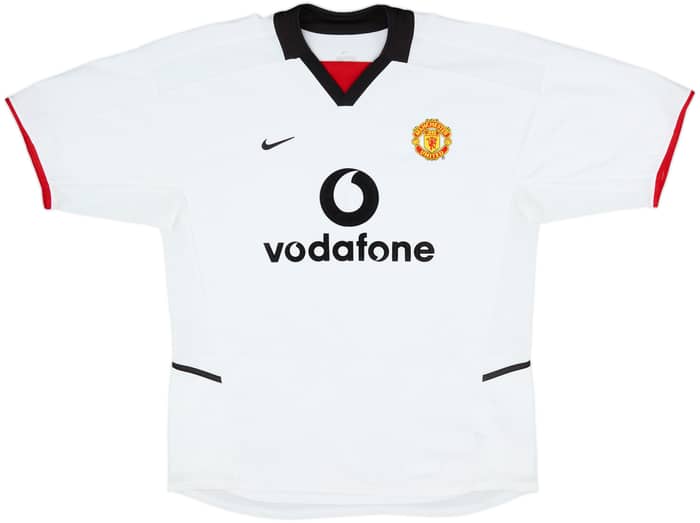 2002-03 Manchester United Away Shirt Beckham #7 - 8/10 - (L)
