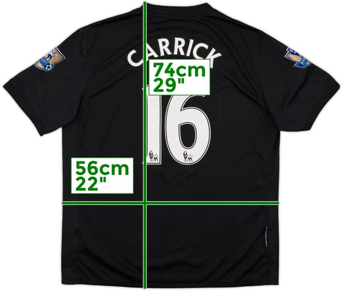 2009-10 Manchester United Away Shirt Carrick #16 - 6/10 - (L)