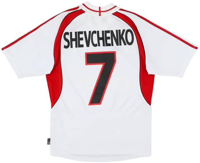 2000-02 AC Milan Away Shirt Shevchenko #7 - 7/10 - (S)