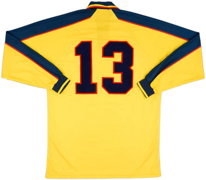 1996-98 Scotland Match Issue Away L/S Shirt #13