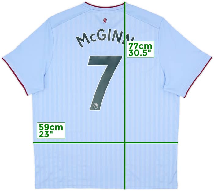2022-23 Aston Villa Away Shirt McGinn #7 - 9/10 - (XXL)