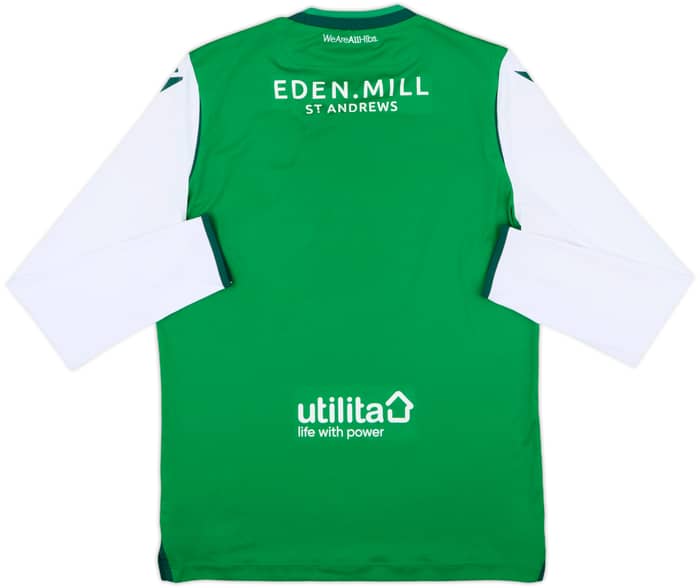 2020-21 Hibernian Home L/S Shirt - 8/10 - (XL)