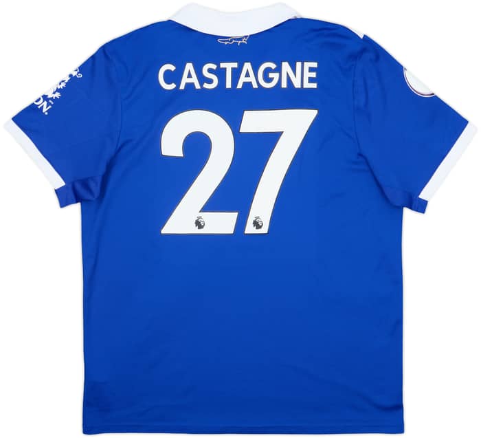 2022-23 Leicester Home Shirt Castagne #27 - 6/10 - (XL)