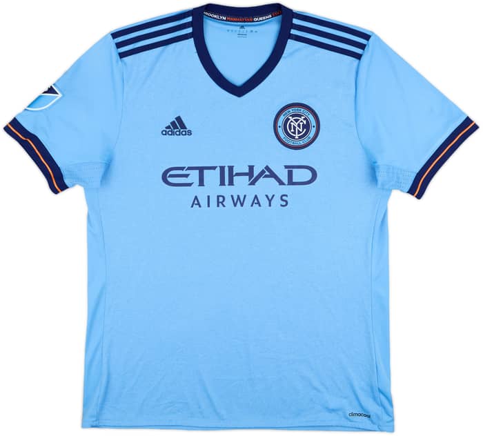 Camiseta de local del New York City 2017-18 David Villa #7 - 8/10 - (L)