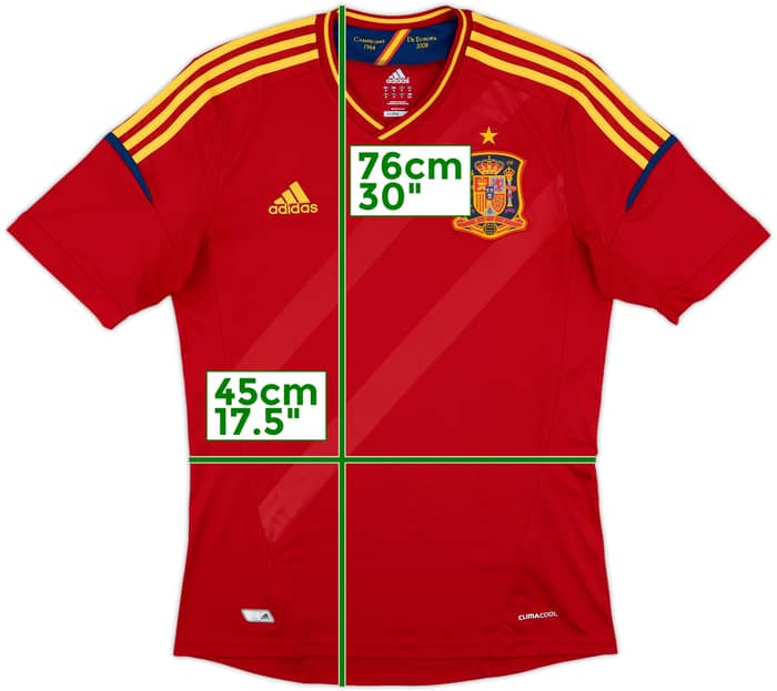 2011-12 Spain Home Shirt - 8/10 - (M)