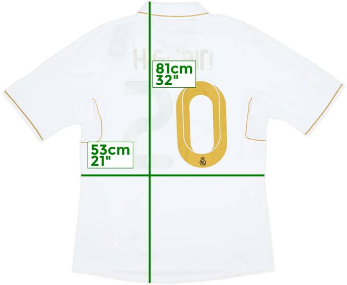 Camiseta de local del Real Madrid 2011-12 Higuain #20 (L)