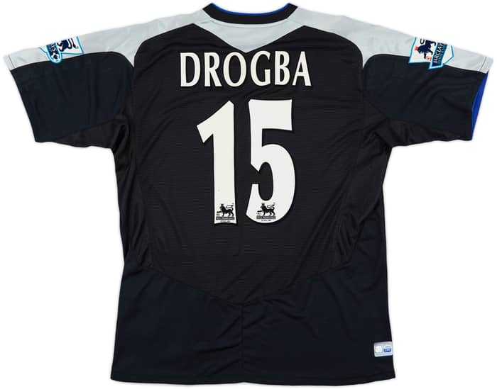 2004-05 Chelsea Away Shirt Drogba #15 - 9/10 - (L)
