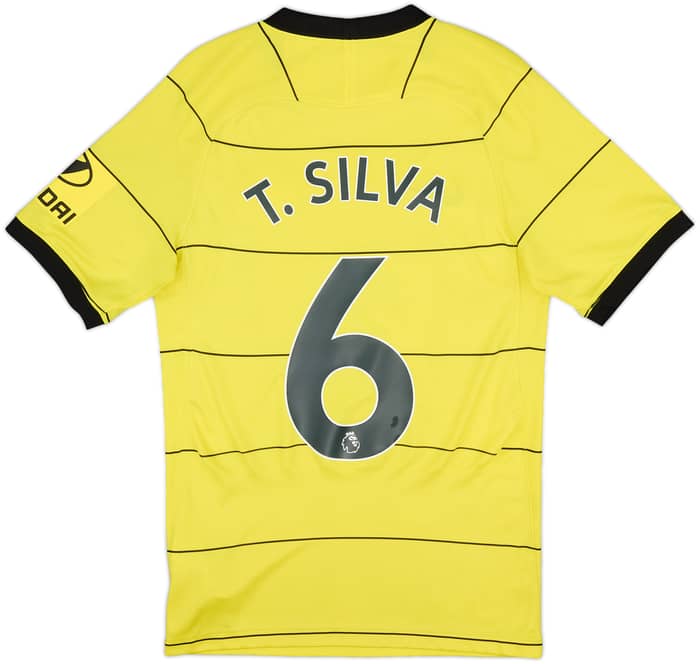 2021-22 Chelsea Away Shirt T.Silva #6 - 8/10 - (XS)