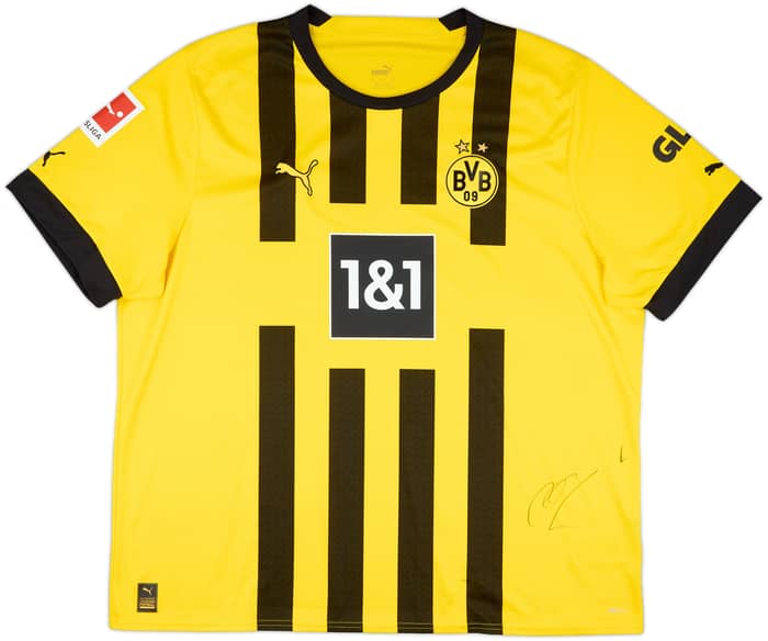2022-23 Borussia Dortmund Signed Home Shirt Reus #11 - 9/10 - (3XL)