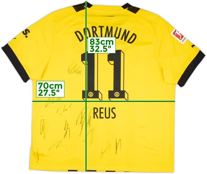2022-23 Borussia Dortmund Signed Home Shirt Reus #11 - 9/10 - (3XL)