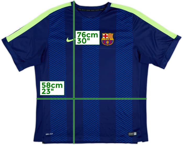 2014-15 Barcelona Nike Training Shirt - 7/10 - (XXL)
